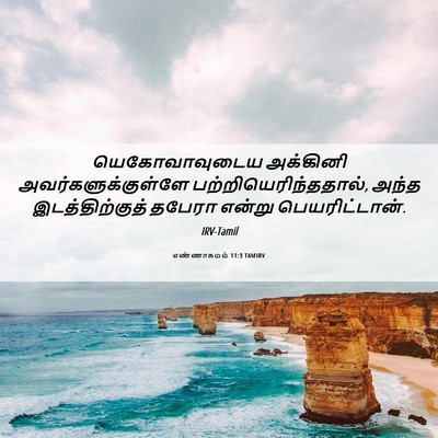 Picture 06 - எண்ணாகமம் 11:3 TAMIRV - யெகோவாவுடைய - Bible Verse Picture