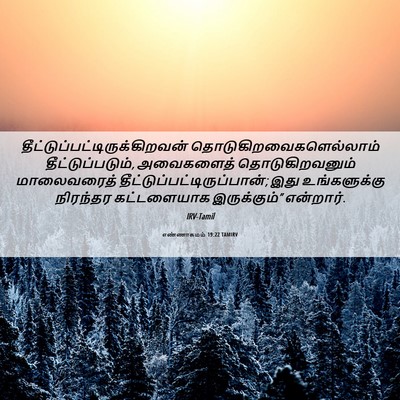 Picture 06 - எண்ணாகமம் 19:22 TAMIRV -  - Bible Verse Picture