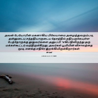 Picture 06 - எண்ணாகமம் 22:5 TAMIRV - அவன் பேயோரின் - Bible Verse Picture