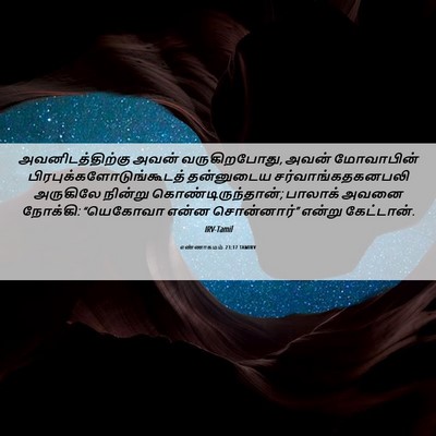 Picture 06 - எண்ணாகமம் 23:17 TAMIRV - அவனிடத்திற்கு - Bible Verse Picture