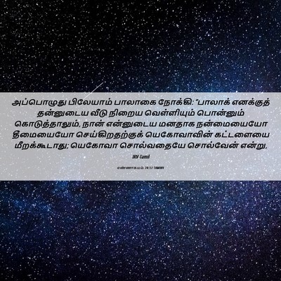 Picture 06 - எண்ணாகமம் 24:12 TAMIRV - அப்பொழுது - Bible Verse Picture