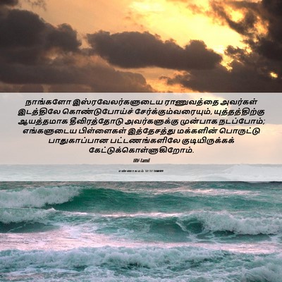 Picture 06 - எண்ணாகமம் 32:17 TAMIRV - நாங்களோ - Bible Verse Picture