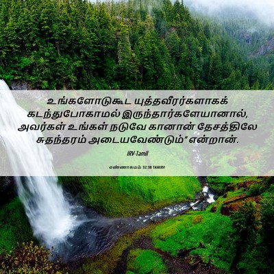 Picture 06 - எண்ணாகமம் 32:30 TAMIRV - உங்களோடுகூட - Bible Verse Picture