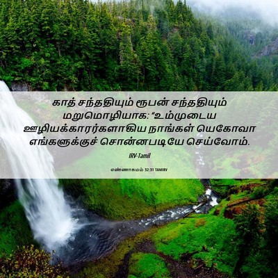 Picture 06 - எண்ணாகமம் 32:31 TAMIRV - காத் சந்ததியும் - Bible Verse Picture
