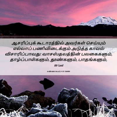 Picture 06 - எண்ணாகமம் 4:31 TAMIRV - ஆசரிப்புக் - Bible Verse Picture
