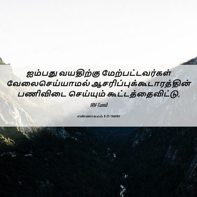 Picture 06 - எண்ணாகமம் 8:25 TAMIRV - ஐம்பது வயதிற்கு - Bible Verse Picture