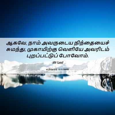 Picture 06 - எபிரெயர் 13:13 TAMIRV - ஆகவே, நாம் அவருடைய - Bible Verse Picture