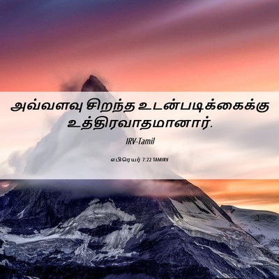 Picture 06 - எபிரெயர் 7:22 TAMIRV - அவ்வளவு சிறந்த - Bible Verse Picture