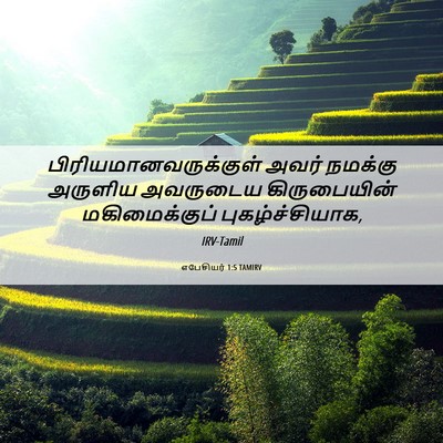 Picture 06 - எபேசியர் 1:5 TAMIRV -  - Bible Verse Picture