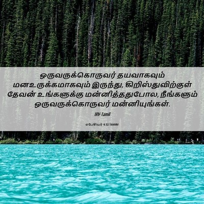 Picture 06 - எபேசியர் 4:32 TAMIRV - ஒருவருக்கொருவர் - Bible Verse Picture