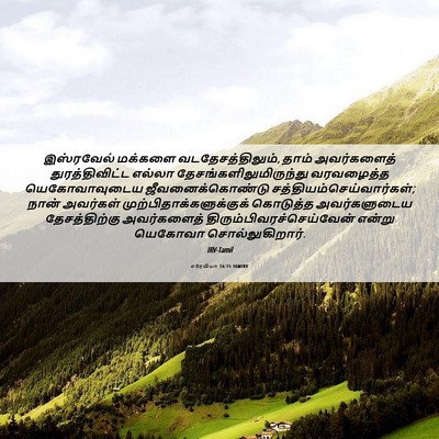 Picture 06 - எரேமியா 16:15 TAMIRV - இஸ்ரவேல் மக்களை - Bible Verse Picture