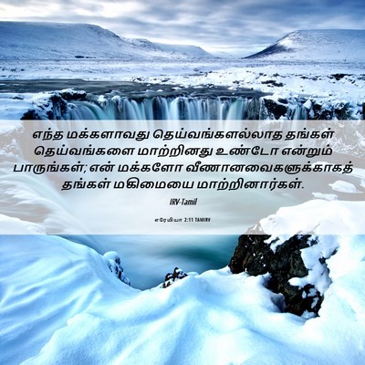Picture 06 - எரேமியா 2:11 TAMIRV - எந்த மக்களாவது - Bible Verse Picture