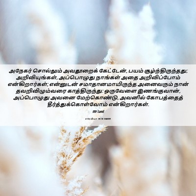 Picture 06 - எரேமியா 20:10 TAMIRV - அநேகர் சொல்லும் - Bible Verse Picture