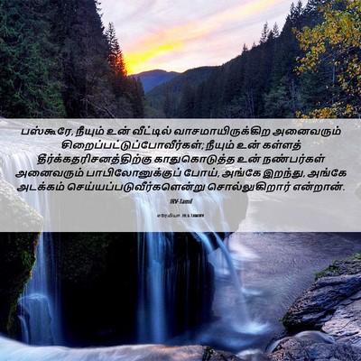 Picture 06 - எரேமியா 20:6 TAMIRV - பஸ்கூரே, நீயும் - Bible Verse Picture