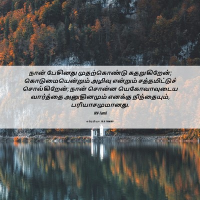 Picture 06 - எரேமியா 20:8 TAMIRV - நான் பேசினது - Bible Verse Picture