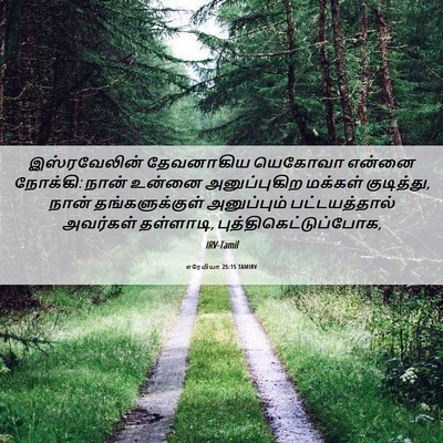 Picture 06 - எரேமியா 25:15 TAMIRV - இஸ்ரவேலின் - Bible Verse Picture