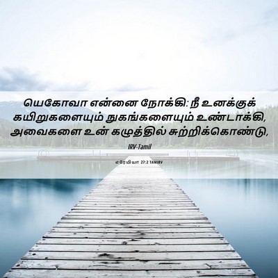 Picture 06 - எரேமியா 27:2 TAMIRV - யெகோவா என்னை - Bible Verse Picture