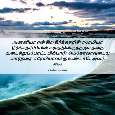 Picture 06 - எரேமியா 28:12 TAMIRV - அனனியா என்கிற - Bible Verse Picture