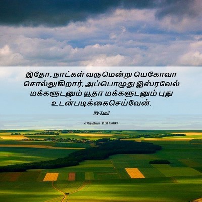 Picture 06 - எரேமியா 31:31 TAMIRV - இதோ, நாட்கள் - Bible Verse Picture