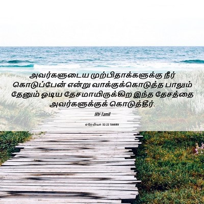 Picture 06 - எரேமியா 32:22 TAMIRV - அவர்களுடைய - Bible Verse Picture