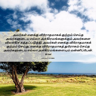 Picture 06 - எரேமியா 33:8 TAMIRV - அவர்கள் எனக்கு - Bible Verse Picture