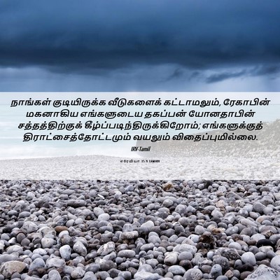 Picture 06 - எரேமியா 35:9 TAMIRV - நாங்கள் - Bible Verse Picture