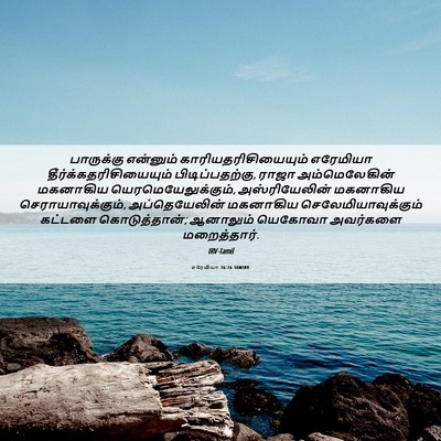 Picture 06 - எரேமியா 36:26 TAMIRV - பாருக்கு என்னும் - Bible Verse Picture
