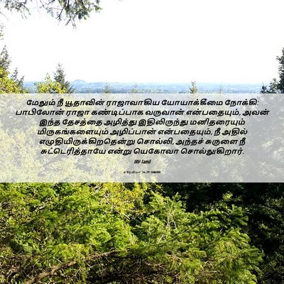 Picture 06 - எரேமியா 36:29 TAMIRV - மேலும் நீ - Bible Verse Picture