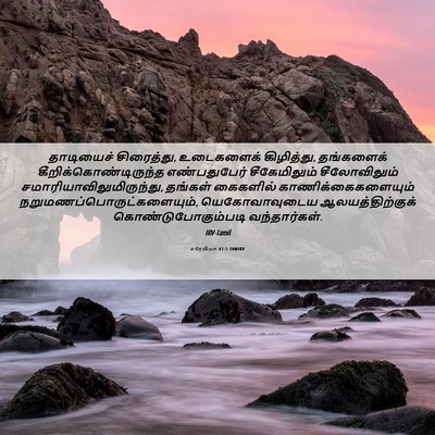 Picture 06 - எரேமியா 41:5 TAMIRV - தாடியைச் - Bible Verse Picture