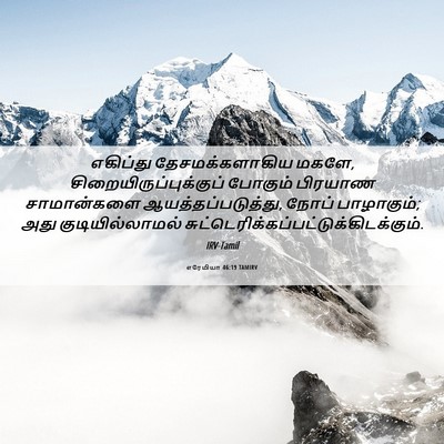 Picture 06 - எரேமியா 46:19 TAMIRV - எகிப்து - Bible Verse Picture