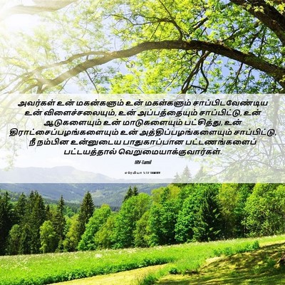 Picture 06 - எரேமியா 5:17 TAMIRV - அவர்கள் உன் - Bible Verse Picture