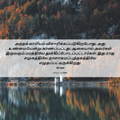 Picture 06 - எஸ்தர் 2:23 TAMIRV - அந்தக் காரியம் - Bible Verse Picture