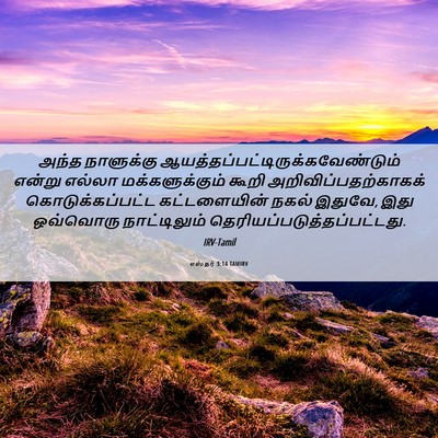 Picture 06 - எஸ்தர் 3:14 TAMIRV - அந்த நாளுக்கு - Bible Verse Picture