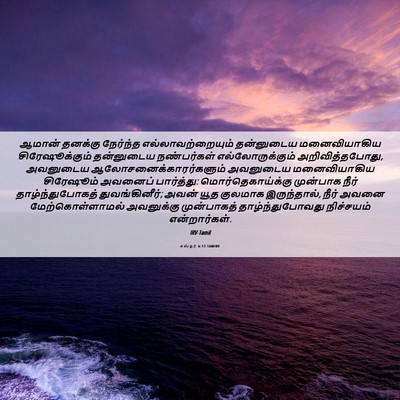 Picture 06 - எஸ்தர் 6:13 TAMIRV - ஆமான் தனக்கு - Bible Verse Picture