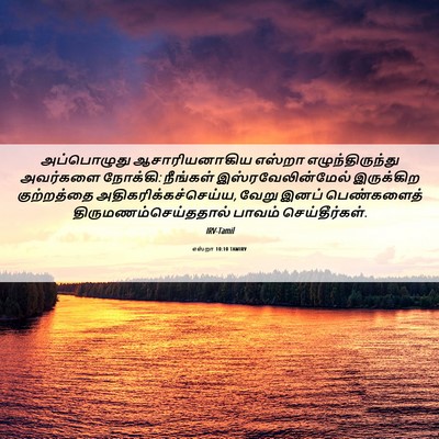 Picture 06 - எஸ்றா 10:10 TAMIRV - அப்பொழுது - Bible Verse Picture