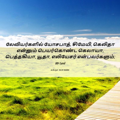 Picture 06 - எஸ்றா 10:23 TAMIRV - லேவியர்களில் - Bible Verse Picture
