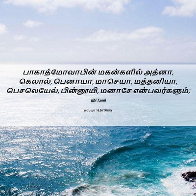 Picture 06 - எஸ்றா 10:30 TAMIRV - பாகாத்மோவாபின் - Bible Verse Picture