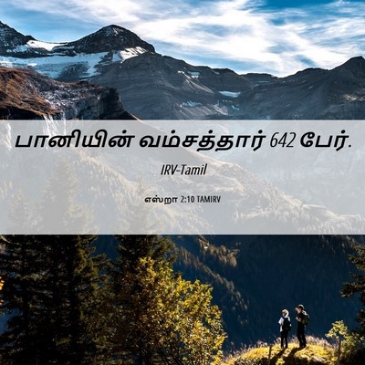 Picture 06 - எஸ்றா 2:10 TAMIRV - பானியின் - Bible Verse Picture