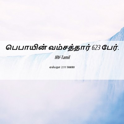 Picture 06 - எஸ்றா 2:11 TAMIRV - பெபாயின் - Bible Verse Picture