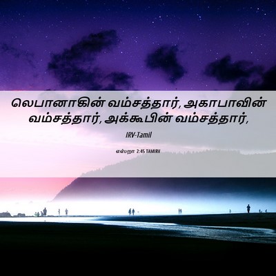 Picture 06 - எஸ்றா 2:45 TAMIRV - லெபானாகின் - Bible Verse Picture