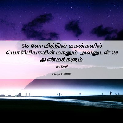 Picture 06 - எஸ்றா 8:10 TAMIRV - செலோமித்தின் - Bible Verse Picture