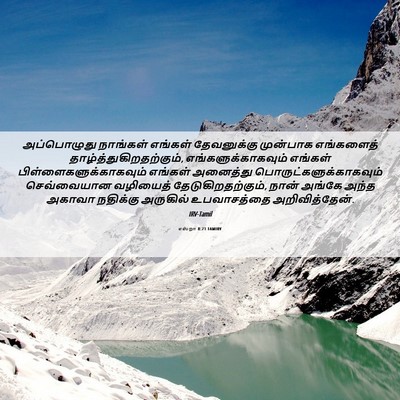 Picture 06 - எஸ்றா 8:21 TAMIRV - அப்பொழுது நாங்கள் - Bible Verse Picture