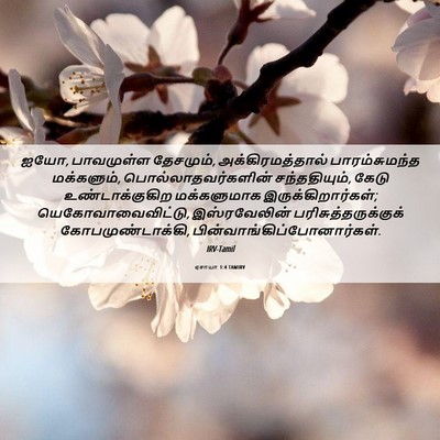 Picture 06 - ஏசாயா 1:4 TAMIRV - ஐயோ, பாவமுள்ள - Bible Verse Picture