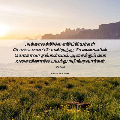 Picture 06 - ஏசாயா 19:16 TAMIRV - அக்காலத்திலே - Bible Verse Picture