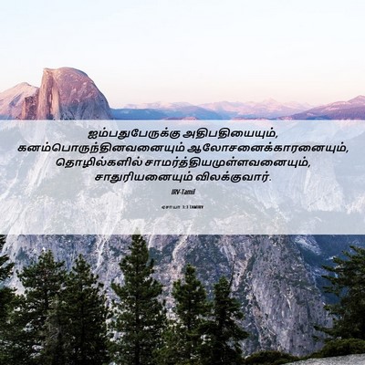Picture 06 - ஏசாயா 3:3 TAMIRV - ஐம்பதுபேருக்கு - Bible Verse Picture