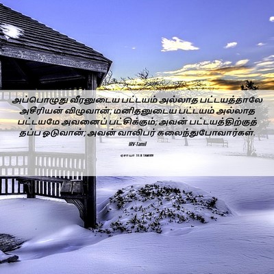 Picture 06 - ஏசாயா 31:8 TAMIRV - அப்பொழுது - Bible Verse Picture