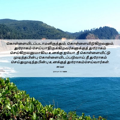 Picture 06 - ஏசாயா 33:1 TAMIRV -  - Bible Verse Picture