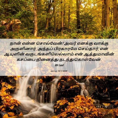 Picture 06 - ஏசாயா 38:15 TAMIRV - நான் என்ன - Bible Verse Picture
