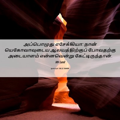 Picture 06 - ஏசாயா 38:22 TAMIRV - அப்பொழுது - Bible Verse Picture