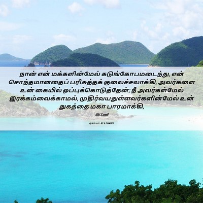 Picture 06 - ஏசாயா 47:6 TAMIRV - நான் என் - Bible Verse Picture
